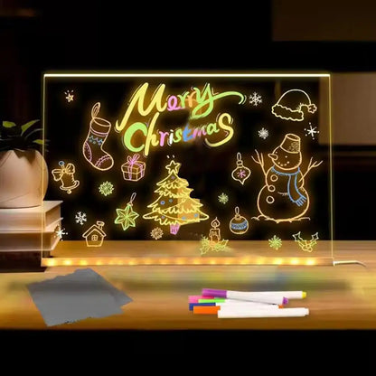 PODŚWIETLANA TABLICA LED DO NOTATEK I RYSOWANIA