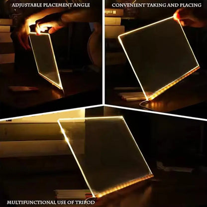 PODŚWIETLANA TABLICA LED DO NOTATEK I RYSOWANIA