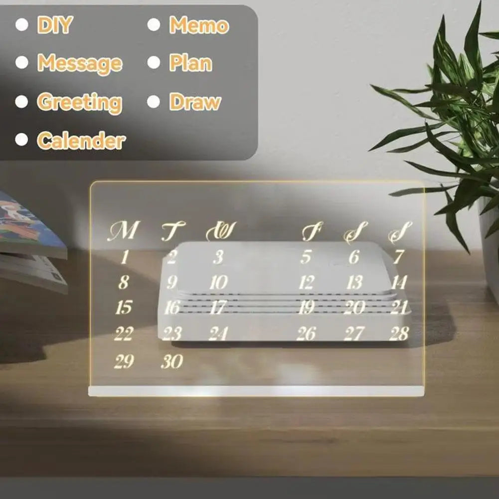 PODŚWIETLANA TABLICA LED DO NOTATEK I RYSOWANIA